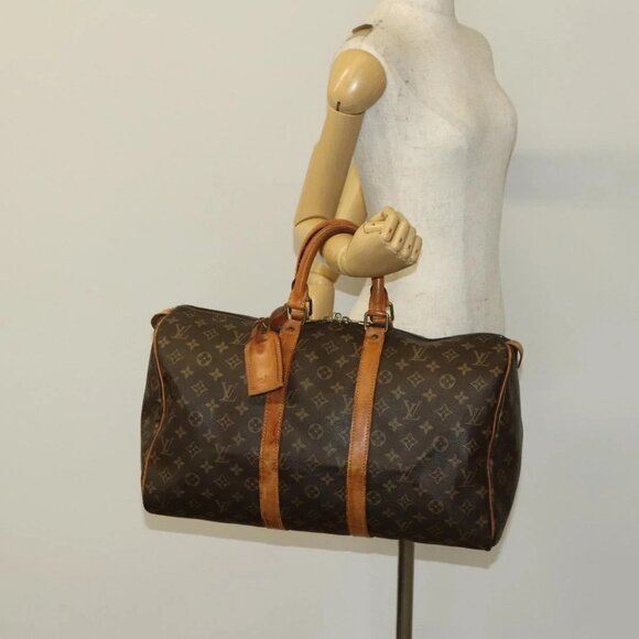 LOUIS VUITTON Monogram Keepall 45 Boston Bag - Picture 1 of 16